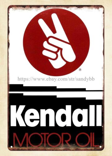 Vintage And Collectible Stores - Kendall Motor Oil metal tin sign