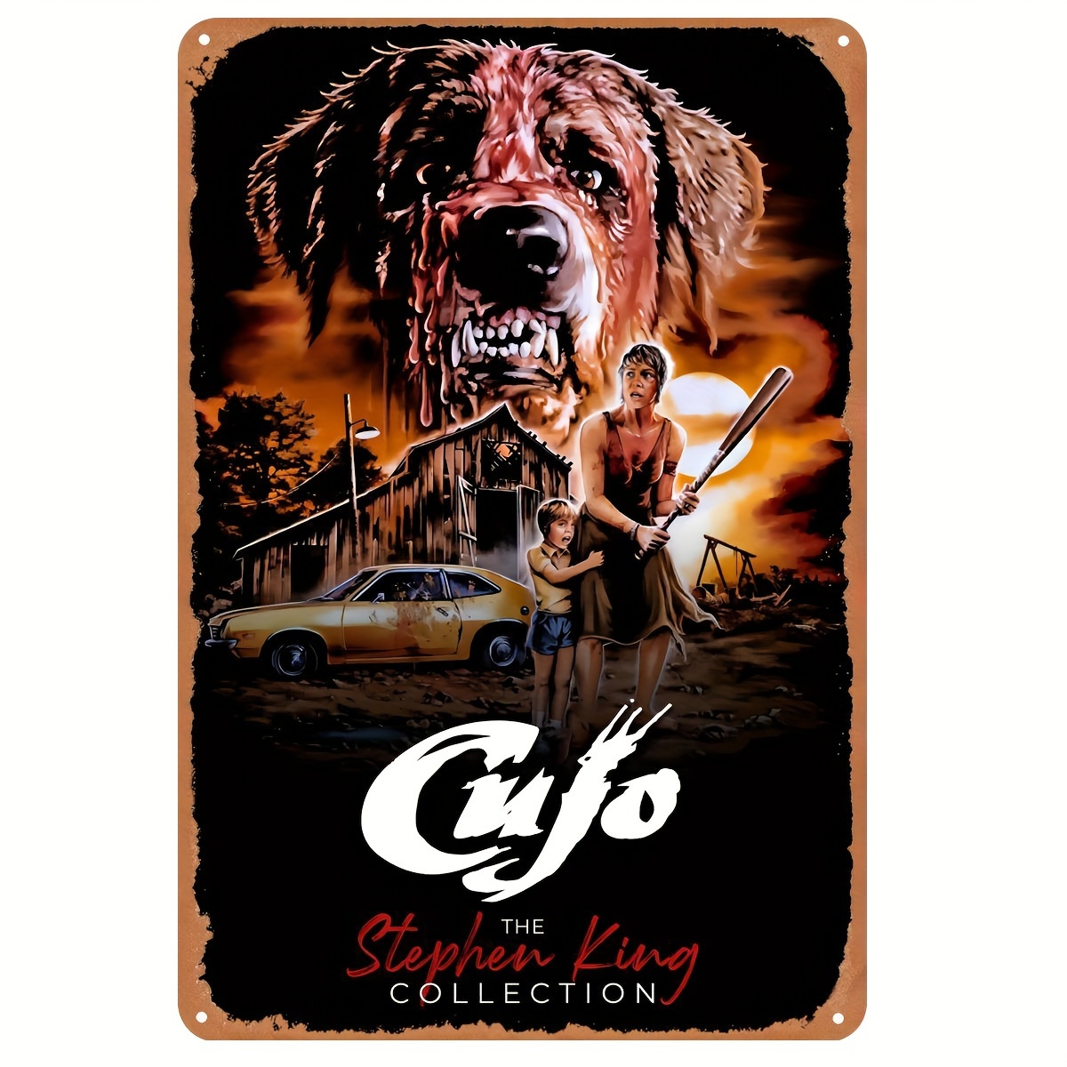 Cujo (1983) Vintage Metal Tin  - Vintage Collectible Tins 评论和价格