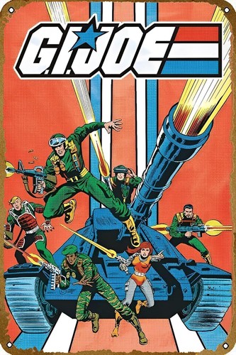 Gi Joe – Tank Poster Vintage R - Vintage Collectible Tins 评论和价格