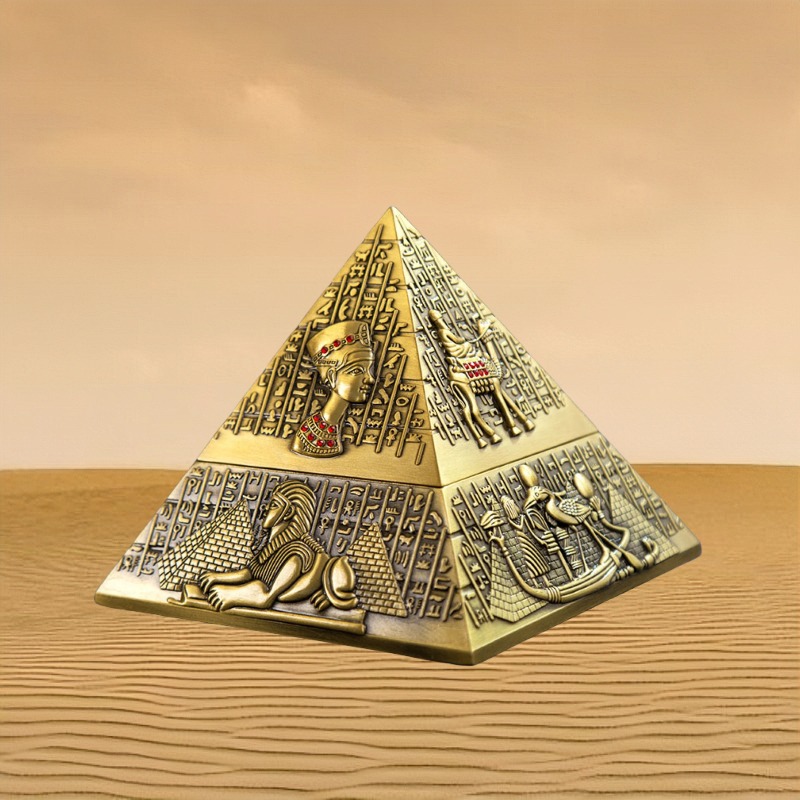 Egyptian Pharaoh Pyramid Ashtr - Vintage Collectible Ashtrays 评论和价格