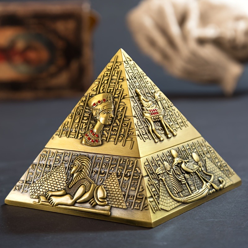 Egyptian Pharaoh Pyramid Ashtr - Vintage Collectible Ashtrays 评论和价格