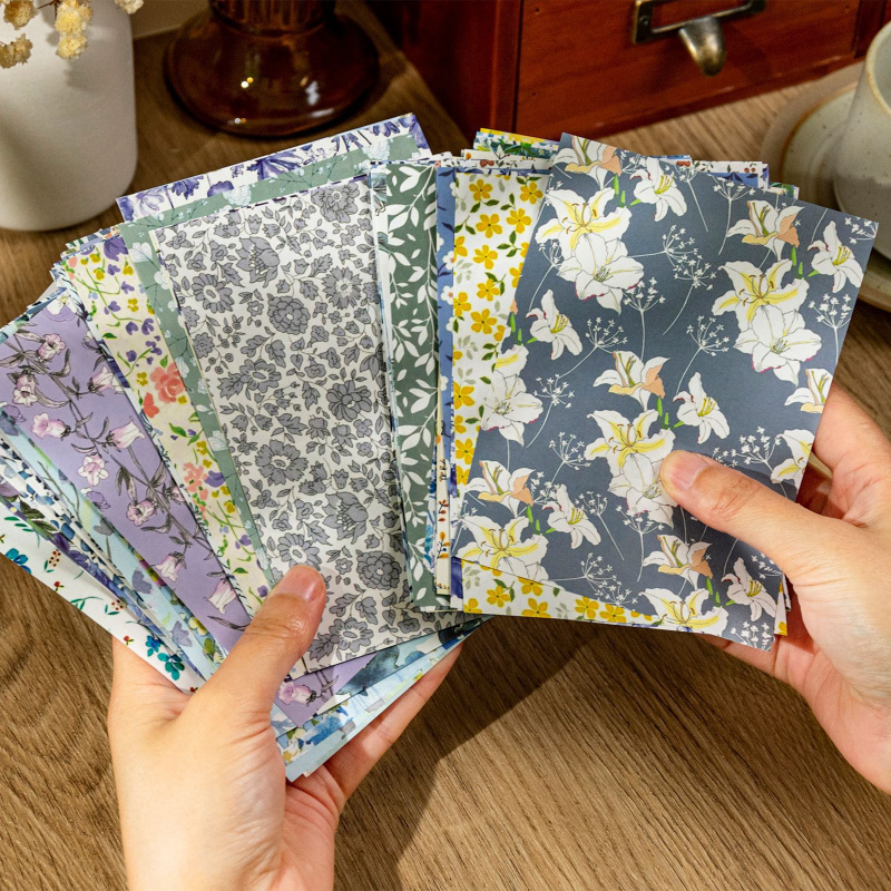100-Sheet Retro Floral Ditsy P - Vintage Collectible Magazines 评论和价格
