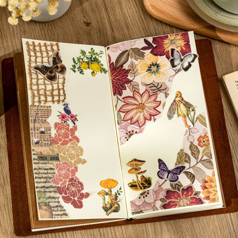 100-Sheet Retro Floral Ditsy P - Vintage Collectible Magazines 评论和价格