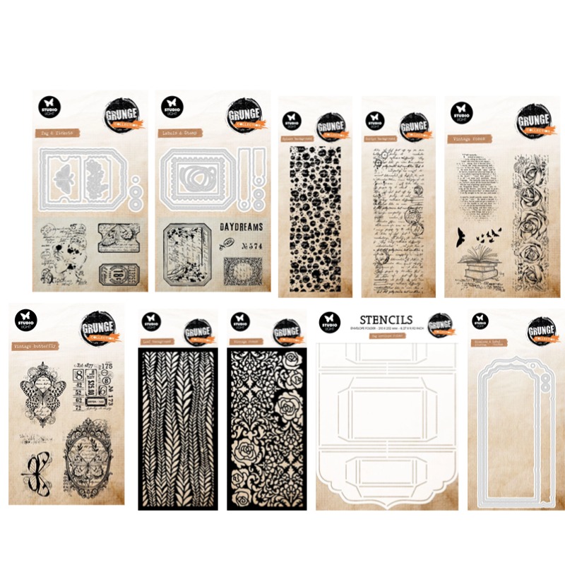 Tag Envelope Grunge Collection - Vintage Collectible Stamps 评论和价格