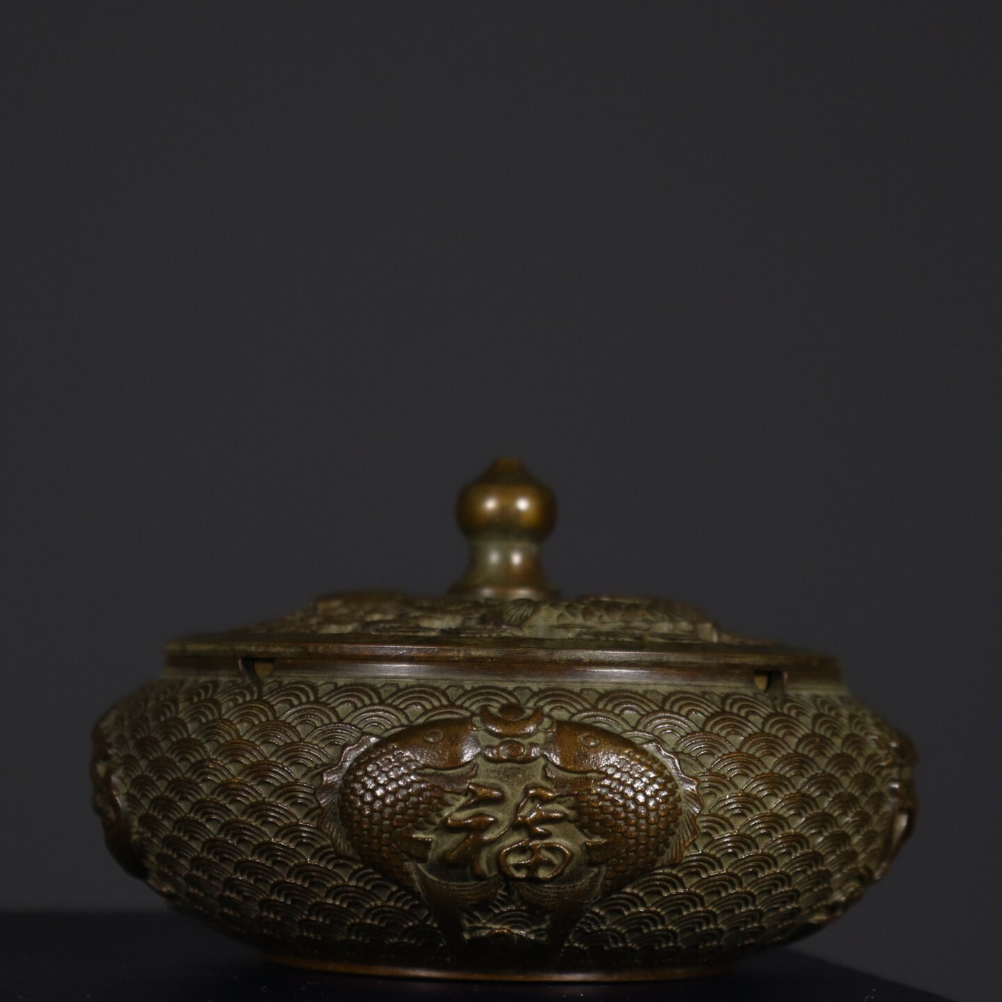 Antique Pure Copper Double Fis - Vintage Collectible Ashtrays 评论和价格