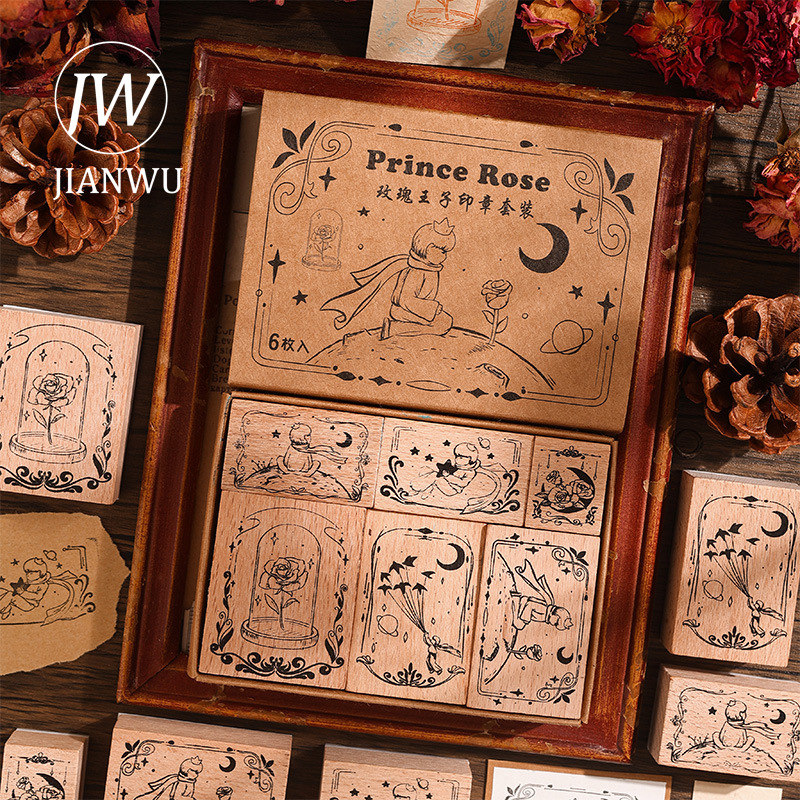 JIANWU 6 Pcs/set Rose Prince S - Vintage Collectible Magazines 评论和价格