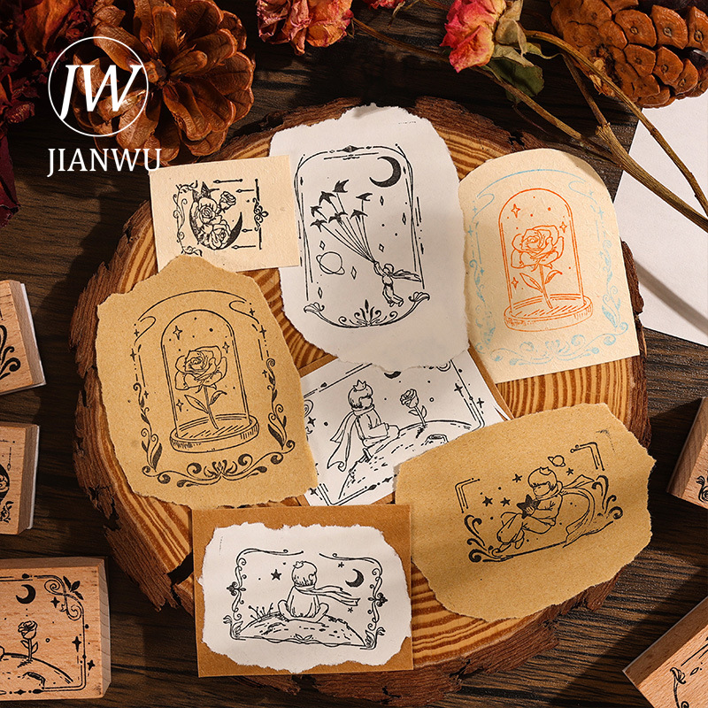 JIANWU 6 Pcs/set Rose Prince S - Vintage Collectible Magazines 评论和价格