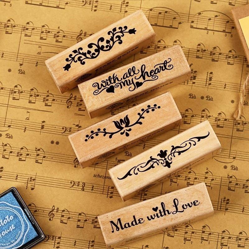 Vintage Strip Wooden Rubber St - Vintage Collectible Stamps 评论和价格