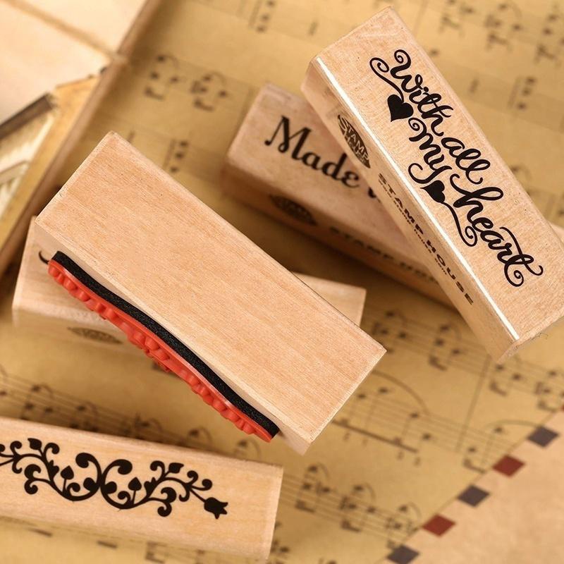 Vintage Strip Wooden Rubber St - Vintage Collectible Stamps 评论和价格