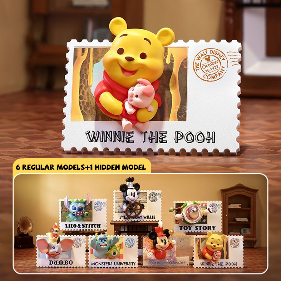 MINISO Disney Blind Box Vintag - Collectible Vintage Disney Stamps 评论和价格