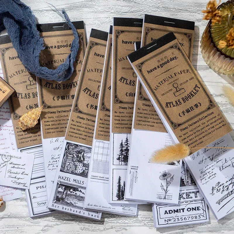 20 Pcs Vintage Stamp Illustrat - Vintage Collectible Magazines 评论和价格