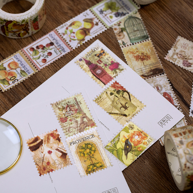 1pcs/1lot Decorative Adhesive  - Vintage Collectible Stamps 评论和价格